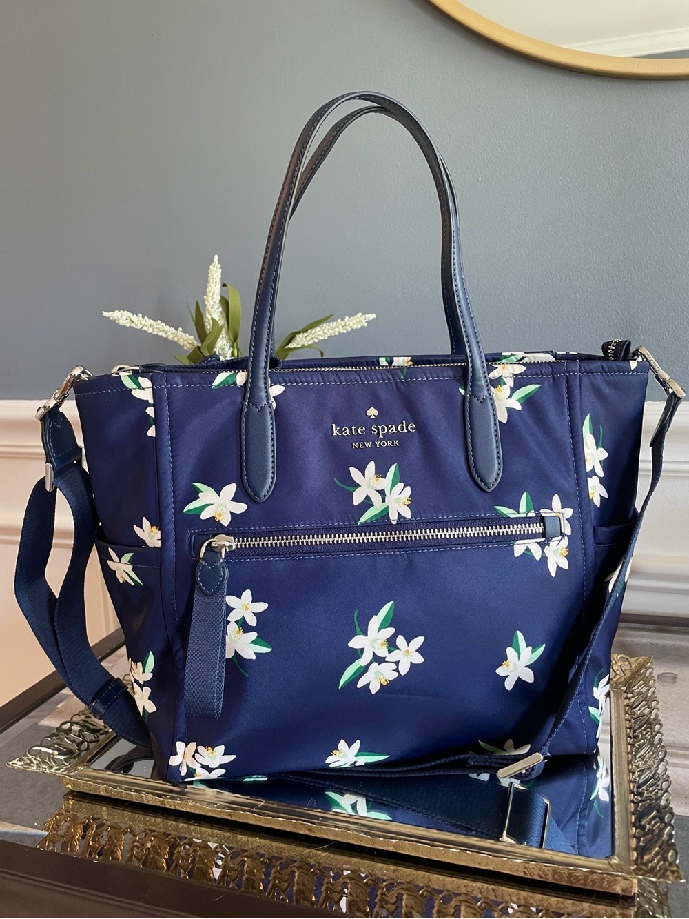 Kate Spade Chelsea Orange Toss satchel